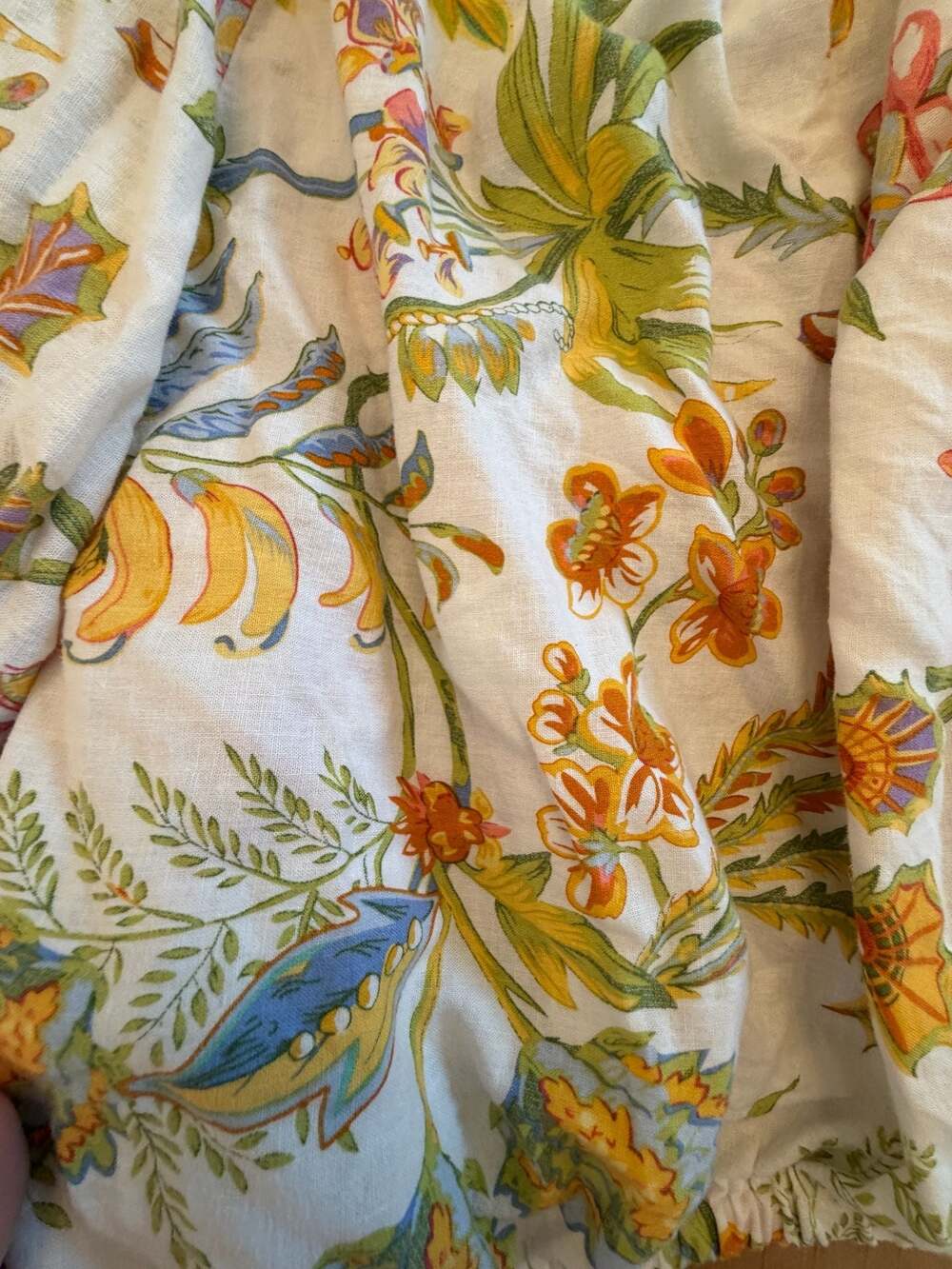 Rachel Zoe Floral Off-The-Shoulder Blouse Size M - Picture 3 of 8